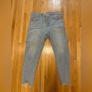 Loft size 32 High waist Skinny Crop